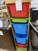 Pine Tub Rack Storage 69