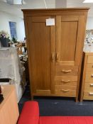 Oak Wardrobe/Chest 76