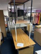 Wooden Top Desk, Tables And Chair
