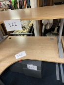 2 Office Desks And 2 Metal Lockers
