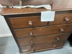 Victorian Chest of 2 Short, 3 Long Drawers, 42
