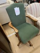 Desk Chair, Pine Frame