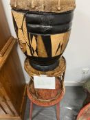 Stick Back Chair, Stool and Drum