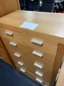 Oak Chest of Drawers 46