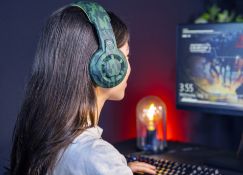 (Mz) 5x Trust Gaming GXT Radius Jungle Camo Multi Platform Gaming Headset. (Units Have Return To Ma