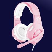 (Mz) 5x Trust GXT Radius Pink Edition Gaming Headset RRP £19.99 Each. (Units Have Return To Manufa