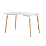 (R1D) Chloe 4 Seater Modern Dining Table, 1800 Front Bath Panel And Approx 4 x 1200mm Floating Phot