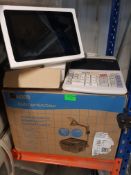 (R13F)3 Items. Panel PC Monitor. NOBO Overhead Projector. Print Calculator With Paper.