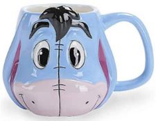 (8b) 7x Items. 9x Disney Characters Ceramic Mug RRP £4 Each. 3x Mickey Mouse Trick Or Treat Ceramic