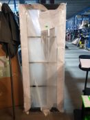 (R2P) Black Soho Walk In Shower Screen. H2000 x W780mm. Looks New Unused