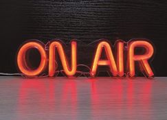 (Mz) 16x #Winning Neon On Air Wall Light RRP £20 Each. 11x Echo Three Portable Neon Bar Sign RRP £2