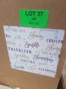 8x Items. 288x Festive Christmas Gift Wrapping Paper. New Sealed. Each Carry £1.50. Total RRP £432.