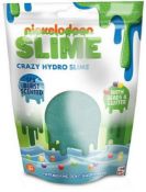 (8f) Approx 30x Toy Items. 6x Nickelodeon Slime Crazy Hydro Slime. 1x Nerf Kids Scooter Base (No Bo