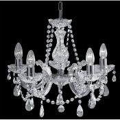 (R7L) Mixed Lighting To Include Light Boutique Marie Teresa 5 Light Chandelier