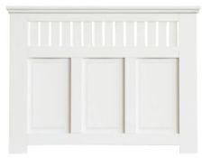 (R11A) Winther Brothers Wilton Radiator Cabinet Smooth White Finish. Medium. L1200 x H900 x D200mm.