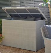 (MzP) 1x Hartington Florence Collection Storage Box RRP £400. Powder Coated Aluminium Frame. Machin