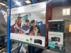 (8e) 2x Items. 1x Canon Pixma Ts3350 Wireless 3 In 1 Wireless Printer RRP £49.99. 1x Kit-Vision Das