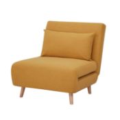 Homebase Freya Folding Bed Chair Ochre