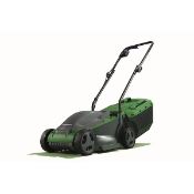 (R3C) 3 x Mowers. 1 x Powerbase 40cm Cordless. 1 x Powerbase 34cm Electric. 1 x Bosch Rotak 37-14Er