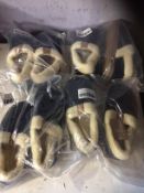 Job lot of 5 bagged pairs Gumusservi Ladies Slippers, 4-Layer Memory Foam Slippers.