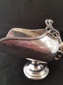 Decorated Sugar Bowl and Scoop.