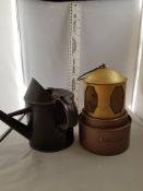 Vintage Veritas small heater with Black Unusual Kettle