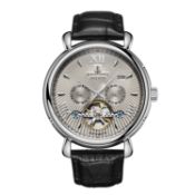 Samuel Joseph Limited Edition Steel & Grey Automatic Designer Mens Watch - Free Delivery