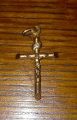 9ct Gold Crucifix 0.97g