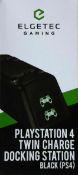 9 x Elgetec Ps4 Twin Fast Charger Charging Dock Station Dualshock Controller