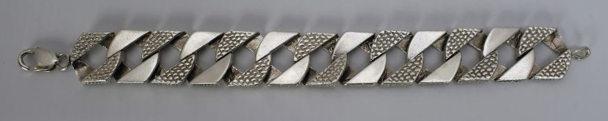 Solid Silver 9 inch Cuban Link Bracelet