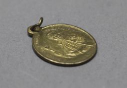 Gilt Metal Pendant