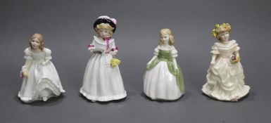 Set of 3 Coalport Ladies of Fashion Figurines