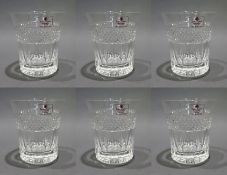 Set of 6 Tudor Crystal