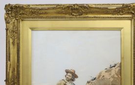 Pair of Watercolours by Filippo Indoni (Italian, 1842Ð1908)