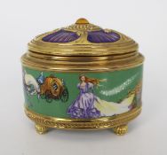 Franklin Mint Jewelled Music Box 
