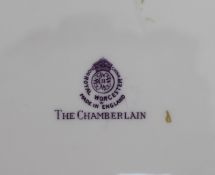 Royal Worcester The Chamberlain Cabinet Plate 1950
