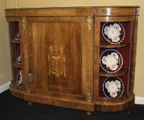 Fine 19th c. Figured Walnut Credenza c.1860