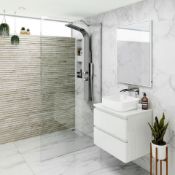New (WG56) 500mm - 8mm - Premium Easy clean Wet room Panel. RRP £599.99.8mm Easy clean Glass ...