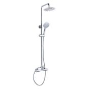 New & Boxed (C29) Union Shower System 2. - Chrome - Brass construction 3 Mode handset - Minimum...