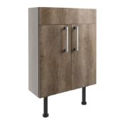 New & Boxed (C58) Alba 600mm Slim Basin Unit - Nebraska. H 720 x W 600 x D 218mm. Alba fitted f...