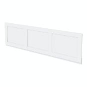 RRP £115. Camberly 1700 Adjustable White Front Bath Panel