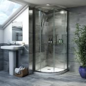 RRP £299. Mode 800 X 800 Framed Quardant Shower Enclosure . 1950mm Tall