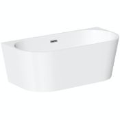 RRP £659. Mode Cooper Back To Wall Freestanding Bath 1700 X 800. Small Chip To Top R Corner