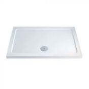 RRP £175. 900x800 Low Profile Shower Tray