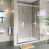 RRP £295. Mode 1200 Meier 8mm Framed Sliding Shower Door. 1950 Tall