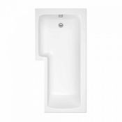 RRP £325. 1700 X 850mm L Shower Bath.