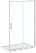RRP £345. 1100 X 1850 6mm Sliding Shower Door