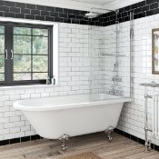 RRP £645. 1710 X 780mm Shakespear Freestandng Shower Bath. No Leg Set.