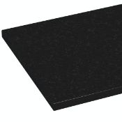 RRP £199. Reeves Wharfe polar Black Laminate Worktop. 337 X 1500mm
