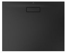 RRP £795. Ideal Standard 900x1200 Black Slate Effect Tray & Waste